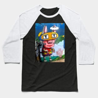 Lima Street Art Baseball T-Shirt